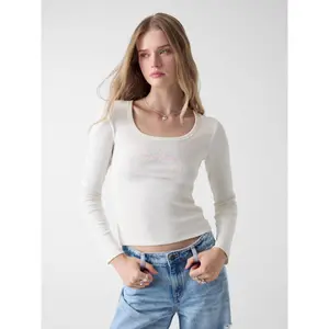 Women's ribbed T-shirt Guess image-1