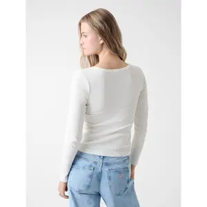Women's ribbed T-shirt Guess image-2
