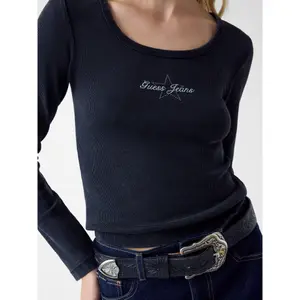Women's ribbed T-shirt Guess image-4