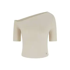 Women's T-shirt Guess One Shoulder Cristina image-0