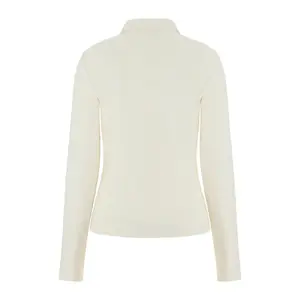Dameshemd met lange mouwen Guess Shirring Nyna Top image-1