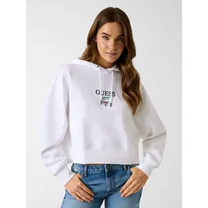 Women's crop hoodie Guess Baker image-1