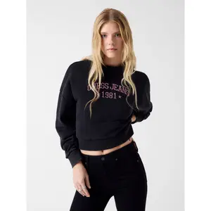Women's crop sweatshirt Guess image-1