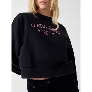 Women's crop sweatshirt Guess image-4