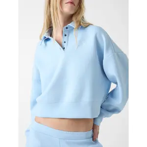 Sweatshirt woman Guess GJ Cropped image-4