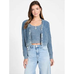 Cardigan de gola V para mulher Guess Lylah image-1