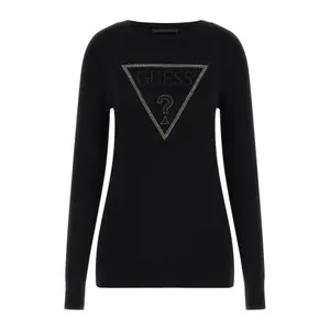 Woman sweater Guess CN Sasha Triangle Logo image-0