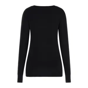 Woman sweater Guess CN Sasha Triangle Logo image-1