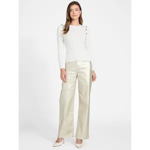 Buttoned sweater for women Guess Logo Vonn image-3