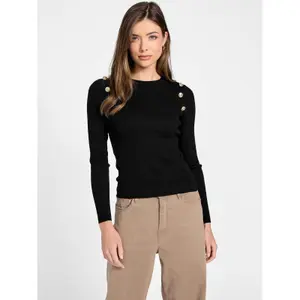 Buttoned sweater for women Guess Logo Vonn image-2