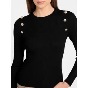Buttoned sweater for women Guess Logo Vonn image-5