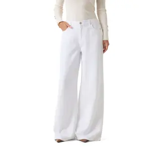 Women's wide-leg Trousers Guess Loose image-2