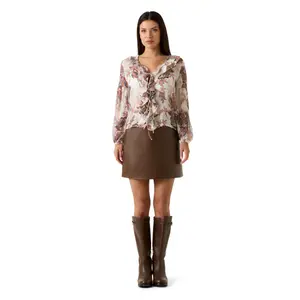 Women's PU Mini Skirt Guess Paola PU image-1