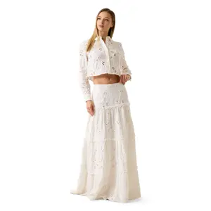 Women's skirt Guess Lenora Eyelet Maxi image-3