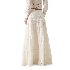 Women's skirt Guess Lenora Eyelet Maxi image-2