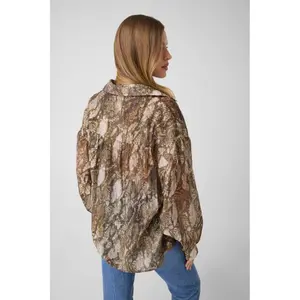 Women's long sleeve shirt Guess Imma image-3