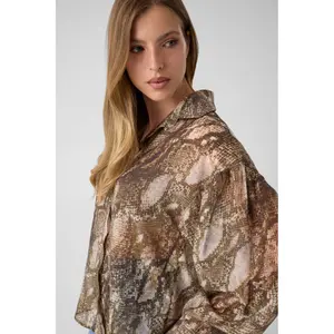 Women's long sleeve shirt Guess Imma image-4