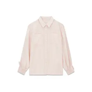 Women's long-sleeve organza shirt Guess Katia Striped