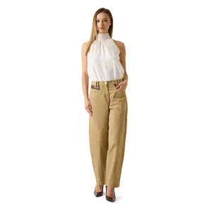 Womens High Neck Vest with Bow Tie Guess Ginevra image-2