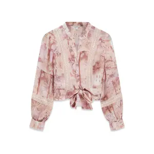 Camicetta donna a maniche lunghe Guess Zahara Top