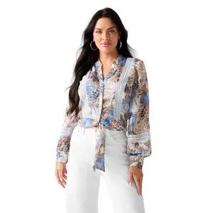 Long sleeve blouse for women Guess Zahara Top