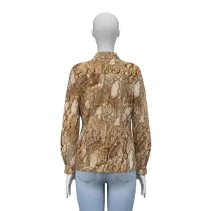 Camisa de manga comprida feminina Guess Clouis image-3