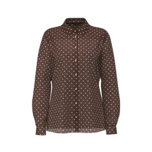 Camisa de manga comprida feminina Guess Clouis