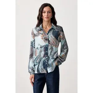 Langarm-Bluse Damen Guess New Clouis