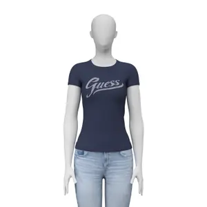 Women's T-shirt Guess Gliter image-1