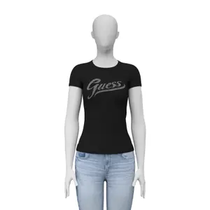 Women's T-shirt Guess Gliter image-1