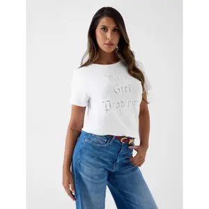 Women's T-shirt Guess Phrase Easy image-1