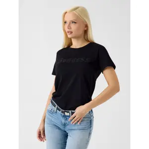 Women's T-shirt Guess Phrase Easy image-1