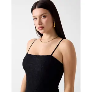Robe lunga con spalline e pizzo donna Guess Evelyn image-4