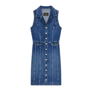 Vestito donna in denim Guess Destiny image-1