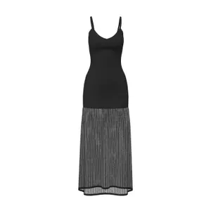 Vestido comprido feminino Guess Meena Ribbed