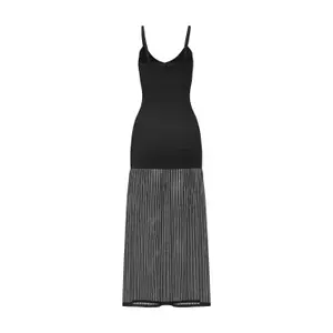Długa sukienka damska Guess Meena Ribbed image-1