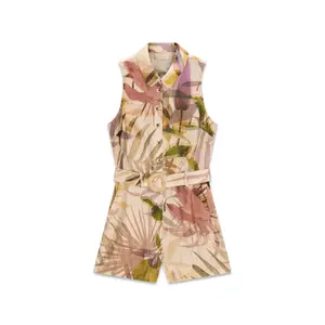 Short linen jumpsuit for women Guess Jamie image-0