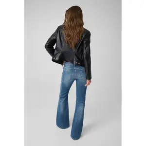 Leren jas voor vrouwen Guess Marlene Caribou image-2
