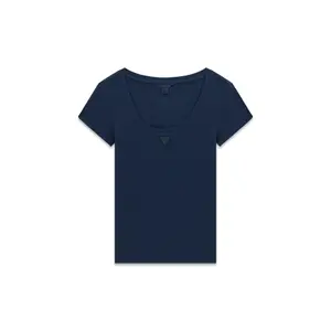 Women's Triangular T-Shirt Guess NK R4 image-0