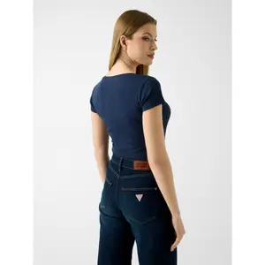Women's Triangular T-Shirt Guess NK R4 image-2