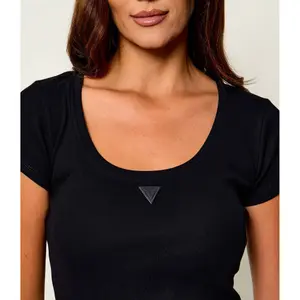 Women's Triangular T-Shirt Guess NK R4 image-2