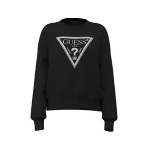 Sweatshirt femme Guess Triangle Glitter