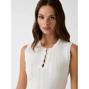 Women's round-neck tank top Guess Carmen image-4