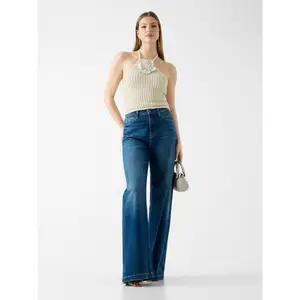 Women's tank top Guess Halter Crochet Flower Alici image-3