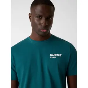Printed logo t-shirt Guess image-4