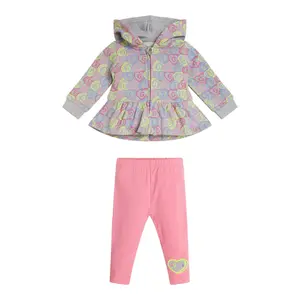 Baby girl sweatshirt and legging set Guess image-0