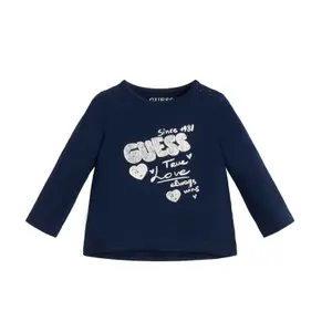 Long sleeve baby girl t-shirt Guess image-0