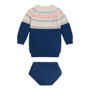 Baby girl midi dress + cashmere blended panties set Guess image-1