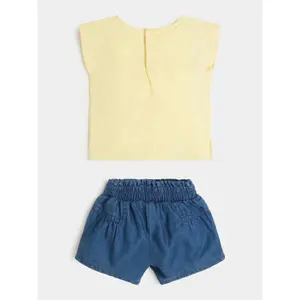 Baby girl t-shirt+shorts set Guess image-1