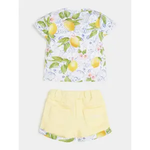 Baby girl t-shirt+shorts set Guess image-1